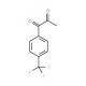 1-[4-(Trifluoromethyl)phenyl]propane-1,2-dione (CAS 10557-13-8) - chemical structure image