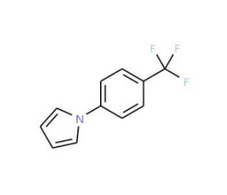 1-[4-(Trifluoromethyl)phenyl]pyrrole (CAS 92636-38-9) - chemical structure image