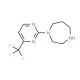 1-[4-(Trifluoromethyl)pyrimidin-2-yl]homopiperazine (CAS 238403-48-0) - chemical structure image