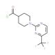 1-[4-(Trifluoromethyl)pyrimidin-2-yl]piperidine-4-carbonyl chloride (CAS 306934-79-2) - chemical structure image