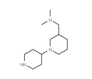 (1,4&prime;-Bipiperidin-3-ylmethyl)dimethylamine (CAS 883515-98-8) - chemical structure image