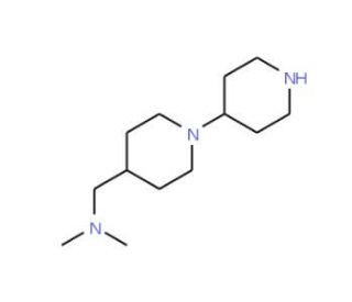 (1,4&prime;-Bipiperidin-4-ylmethyl)dimethylamine (CAS 883516-04-9) - chemical structure image