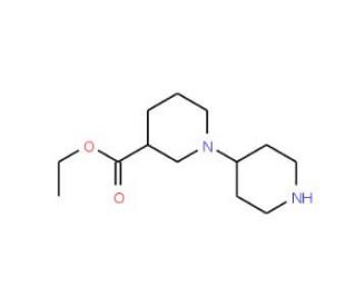 [1,4&prime;]Bipiperidinyl-3-carboxylic acid ethyl ester (CAS 340962-71-2) - chemical structure image