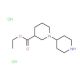 [1,4′]Bipiperidinyl-3-carboxylic acid ethyl esterdihydrochloride - chemical structure image