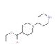 [1,4′]Bipiperidinyl-4-carboxylic acid ethyl ester (CAS 344779-08-4) - chemical structure image