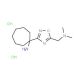 1-{5-[(dimethylamino)methyl]-1,2,4-oxadiazol-3-yl}cycloheptan-1-amine dihydrochloride - chemical structure image