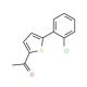 1-[5-(2-chlorophenyl)thien-2-yl]ethanone - chemical structure image