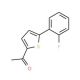 1-[5-(2-fluorophenyl)thien-2-yl]ethanone - chemical structure image