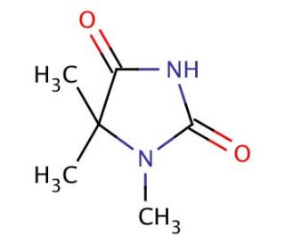 1,5,5-Trimethylhydantoin (CAS 6851-81-6) - chemical structure image