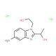 1-[5-Amino-1-(2-hydroxy-ethyl)-1H-benzoimidazol-2-yl]-ethanol dihydrochloride - chemical structure image
