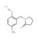 1-(5-Amino-2-methoxybenzyl)pyrrolidin-2-onehydrochloride - chemical structure image