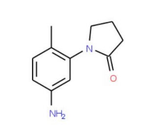 1-(5-Amino-2-methyl-phenyl)-pyrrolidin-2-one (CAS 69131-44-8) - chemical structure image
