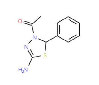 1-(5-Amino-2-phenyl-[1,3,4]thiadiazol-3-yl)-ethanone (CAS 62236-09-3) - chemical structure image