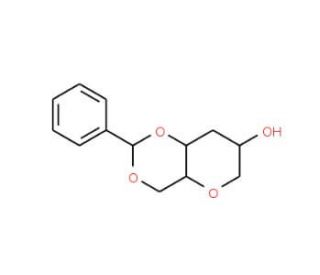 1,5-Anhydro-4,6-O-benzylidene-3-deoxy-D-glucitol (CAS 152613-20-2) - chemical structure image