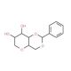 1,5-Anhydro-4,6-O-benzylidene-D-glucitol (CAS 65190-39-8) - chemical structure image