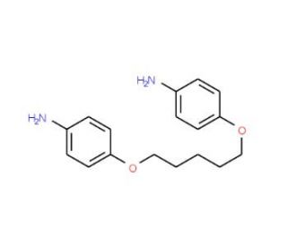 1,5-Bis(4-aminophenoxy)pentane (CAS 2391-56-2) - chemical structure image