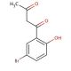 1-(5-Bromo-2-hydroxyphenyl)-1,3-butanedione (CAS 207387-68-6) - chemical structure image