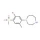 -1-[(5-Bromo-2-methyl-4-methylsulfonyl)phenyl]-homopiperazine - chemical structure image