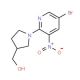(1-(5-Bromo-3-nitropyridin-2-yl)pyrrolidin-3-yl)-methanol (CAS 1138444-02-6) - chemical structure image