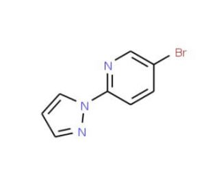 1-(5-Bromopyridin-2-yl)-1H-pyrazole (CAS 433922-57-7) - chemical structure image