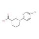 1-(5-bromopyridin-2-yl)piperidine-3-carboxylic acid - chemical structure image