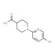 1-(5-bromopyridin-2-yl)piperidine-4-carboxylic acid - chemical structure image