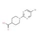 1-(5-Bromopyrimidin-2-yl)piperidine-4-carboxylic acid (CAS 149506-04-7) - chemical structure image