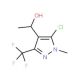 1-[5-Chloro-1-methyl-3-(trifluoromethyl)-1H-pyrazol-4-yl]-1-ethanol - chemical structure image