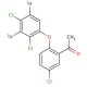 1-[5-Chloro-2-(2,4-dichlorophenoxy)phenylethanone]-d2 Major - chemical structure image