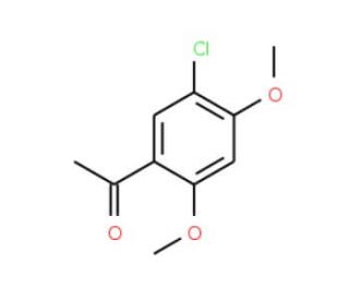 1-(5-Chloro-2,4-dimethoxy-phenyl)-ethanone (CAS 54173-36-3) - chemical structure image