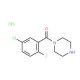 1-(5-chloro-2-fluorobenzoyl)piperazine hydrochloride - chemical structure image