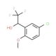 1-(5-chloro-2-methoxyphenyl)-2,2,2-trifluoroethanol - chemical structure image