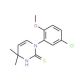 1-(5-Chloro-2-methoxyphenyl)-4,4-dimethyl-1,4-dihydropyrimidine-2-thiol - chemical structure image