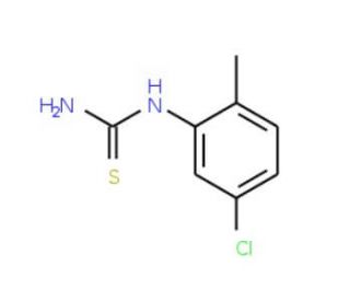 1-(5-Chloro-2-methylphenyl)-2-thiourea (CAS 72806-61-2) - chemical structure image
