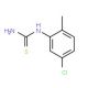1-(5-Chloro-2-methylphenyl)-2-thiourea (CAS 72806-61-2) - chemical structure image