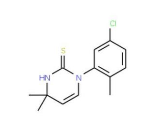 1-(5-Chloro-2-methylphenyl)-4,4-dimethyl-1,4-dihydropyrimidine-2-thiol - chemical structure image