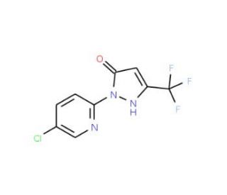 1-(5-Chloro-2-pyridinyl)-3-(trifluoromethyl)-1H-pyrazol-5-ol - chemical structure image