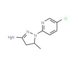 1-(5-Chloro-2-pyridinyl)-5-methyl-4,5-dihydro-1H-pyrazol-3-amine - chemical structure image