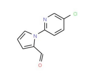 1-(5-Chloro-pyridin-2-yl)-1H-pyrrole-2-carbaldehyde (CAS 383136-40-1) - chemical structure image