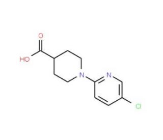 1-(5-chloropyridin-2-yl)piperidine-4-carboxylic acid - chemical structure image