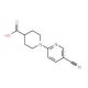 1-(5-cyanopyridin-2-yl)piperidine-4-carboxylic acid - chemical structure image