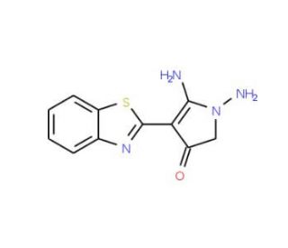 1,5-diamino-4-(1,3-benzothiazol-2-yl)-1,2-dihydro-3H-pyrrol-3-one - chemical structure image