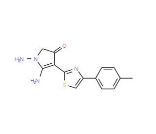 1,5-diamino-4-[4-(4-methylphenyl)-1,3-thiazol-2-yl]-1,2-dihydro-3H-pyrrol-3-one - chemical structure image