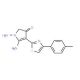 1,5-diamino-4-[4-(4-methylphenyl)-1,3-thiazol-2-yl]-1,2-dihydro-3H-pyrrol-3-one - chemical structure image