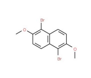 1,5-Dibromo-2,6-dimethoxynaphthalene (CAS 25315-06-4) - chemical structure image