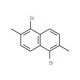 1,5-Dibromo-2,6-dimethyl-naphthalene (CAS 20027-95-6) - chemical structure image