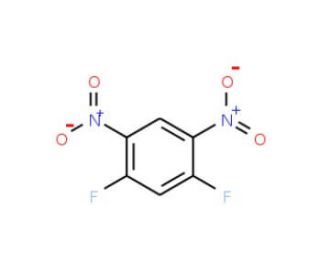 1,5-Difluoro-2,4-dinitrobenzene (CAS 327-92-4) - chemical structure image