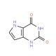 1,5-Dihydro-pyrrolo[3,2-d]pyrimidine-2,4-dione (CAS 65996-50-1) - chemical structure image