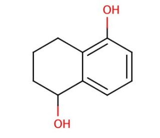1,5-Dihydroxy-1,2,3,4-tetrahydronaphthalene (CAS 40771-26-4) - chemical structure image