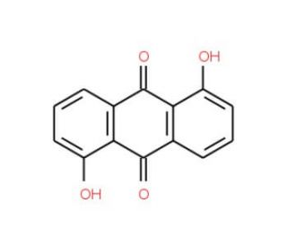 1,5-Dihydroxyanthraquinone (CAS 117-12-4) - chemical structure image
